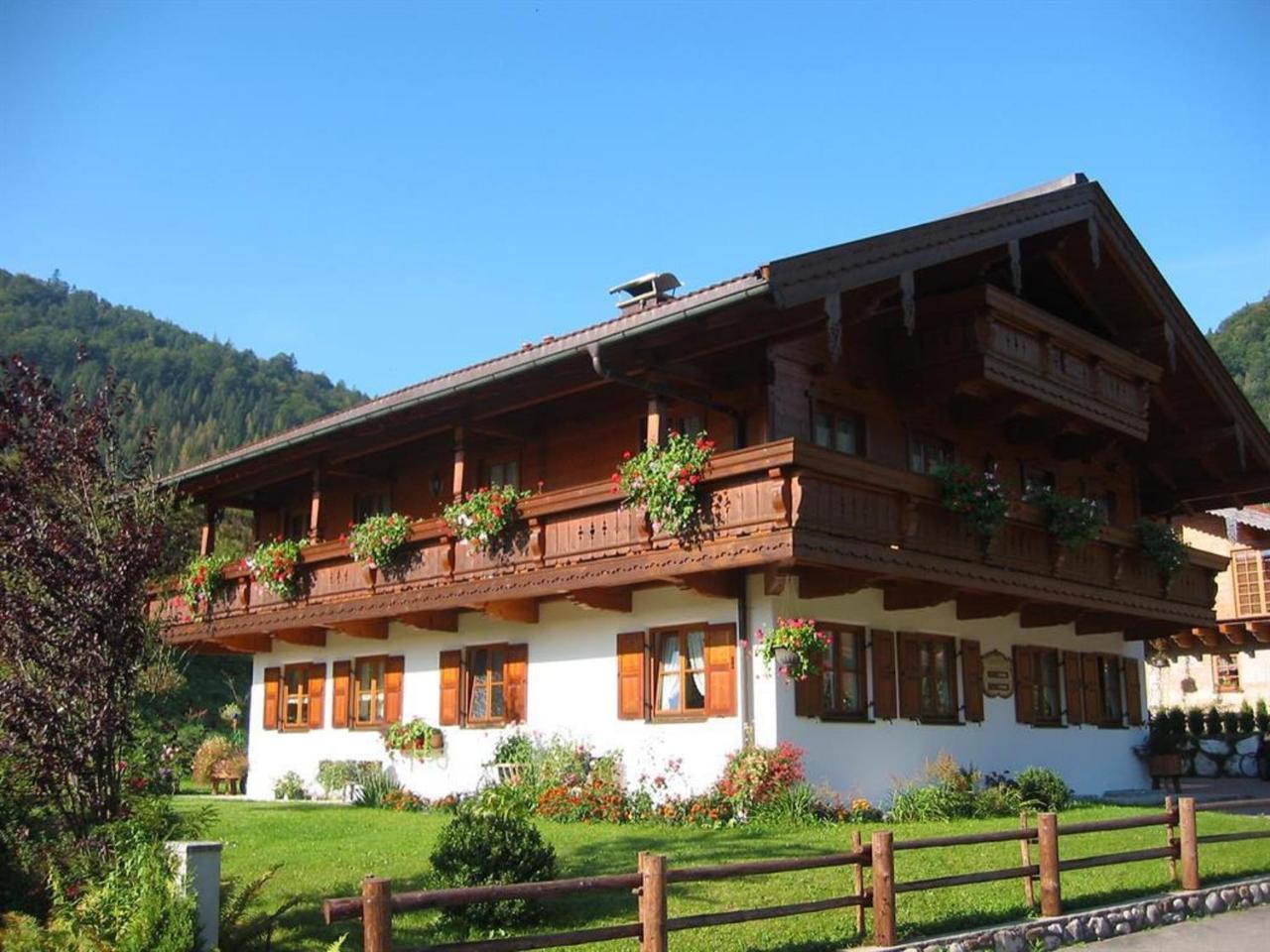 Haus Hager Lägenhet Schneizlreuth Exteriör bild